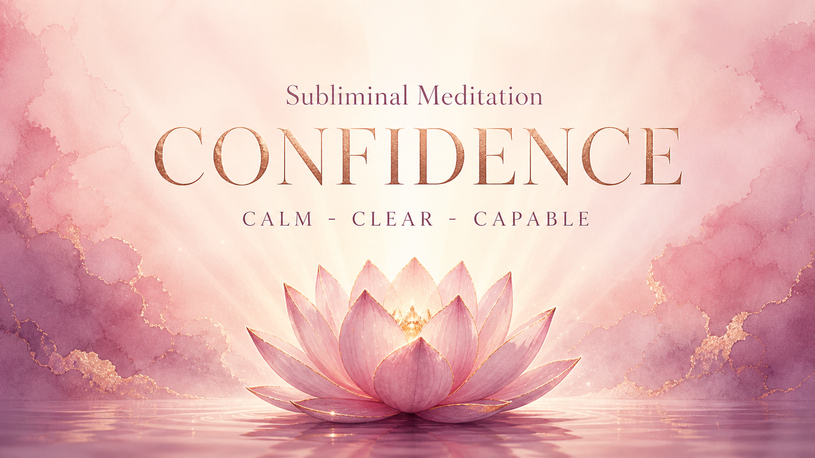 SUBLIMINAL MEDITATION CONFIDENCE